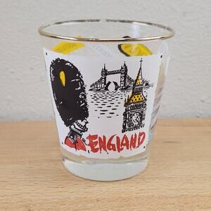 Vintage Around the World Cocktail Glass 5oz- London- Coca Cola